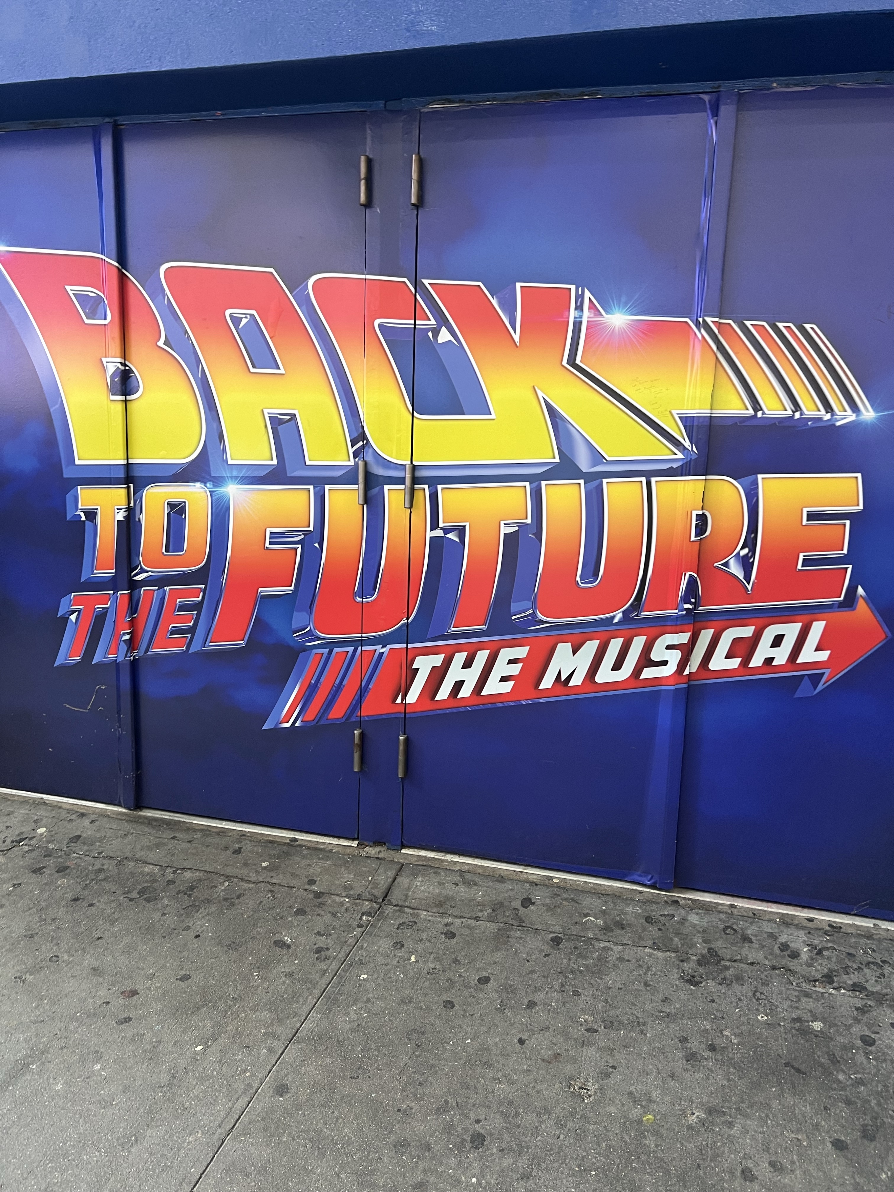 Back to the Future on Broadway.