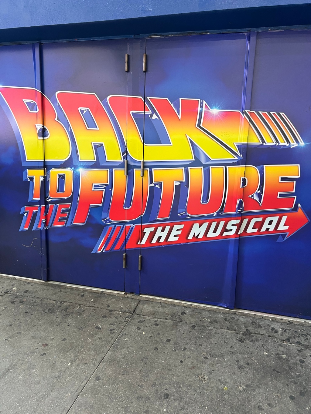 Back to the Future on Broadway.
